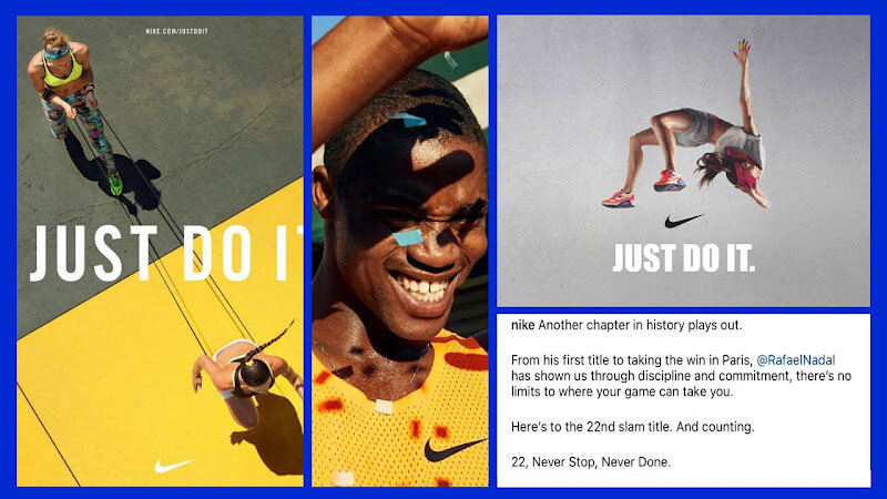 Уверенный. Напористый. Мотивирующий. 
“Just do it.” / “Просто сделай это.”