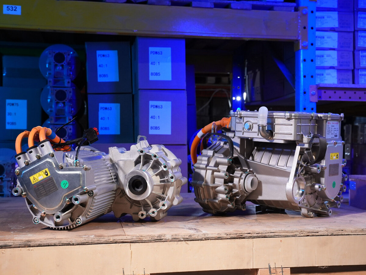 электроприводы с трансмиссией от НТЦ «Приводная техника» для электротранспорта