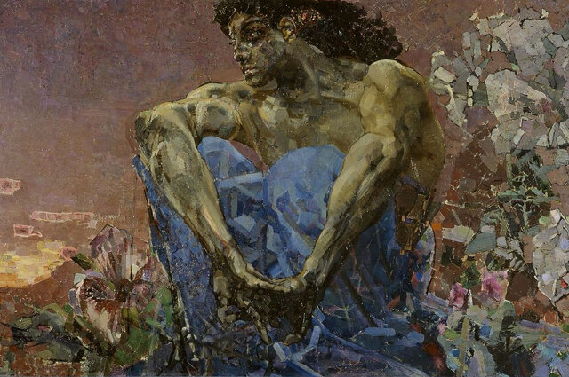    Демон сидящий. Фрагмент. 1890 год. Фото: Commons.wikimedia.org