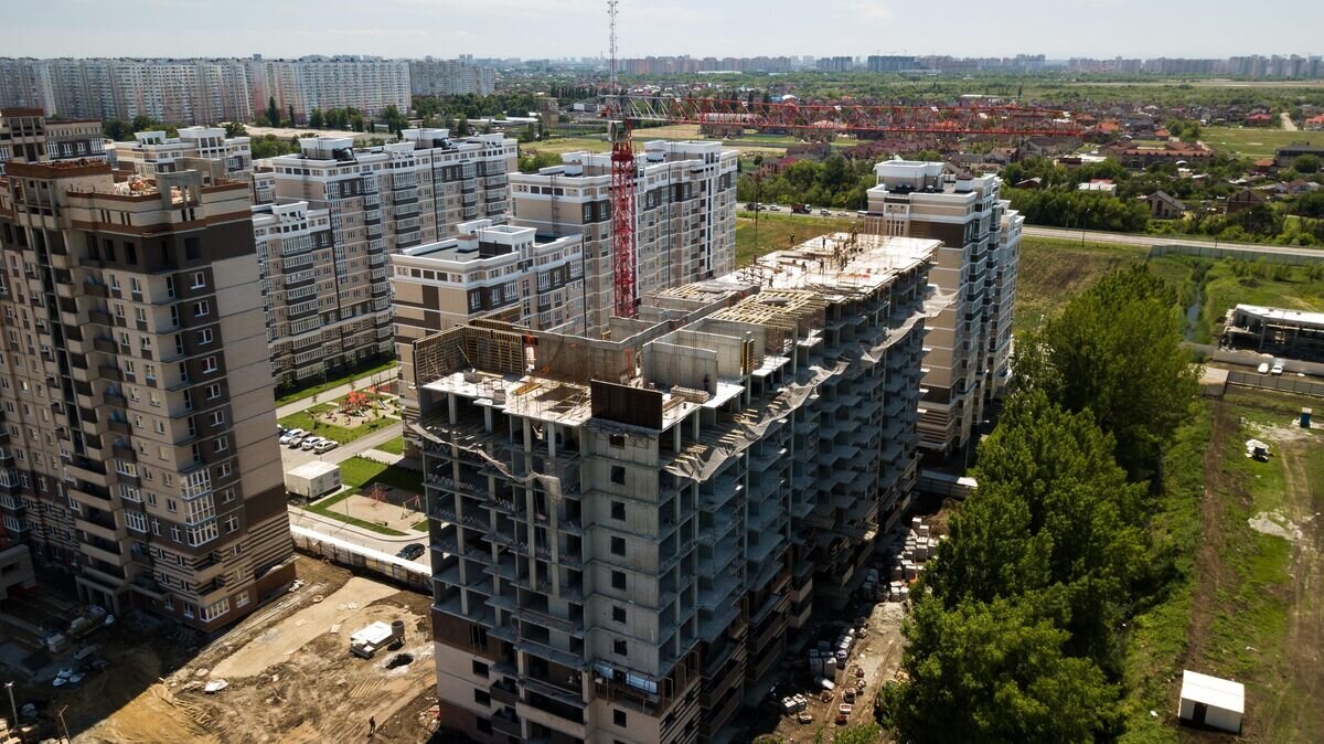    Строительство жилых домов© РИА Новости / Виталий Тимкив