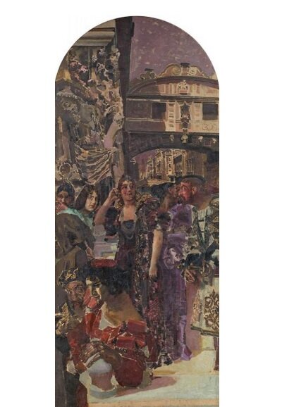 Врубель. Венеция. 1893. Холст, масло.