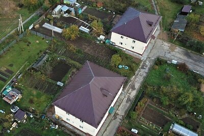    Пушкинский округ с дрона © Пресс-служба Госжилинспекции Московской области
