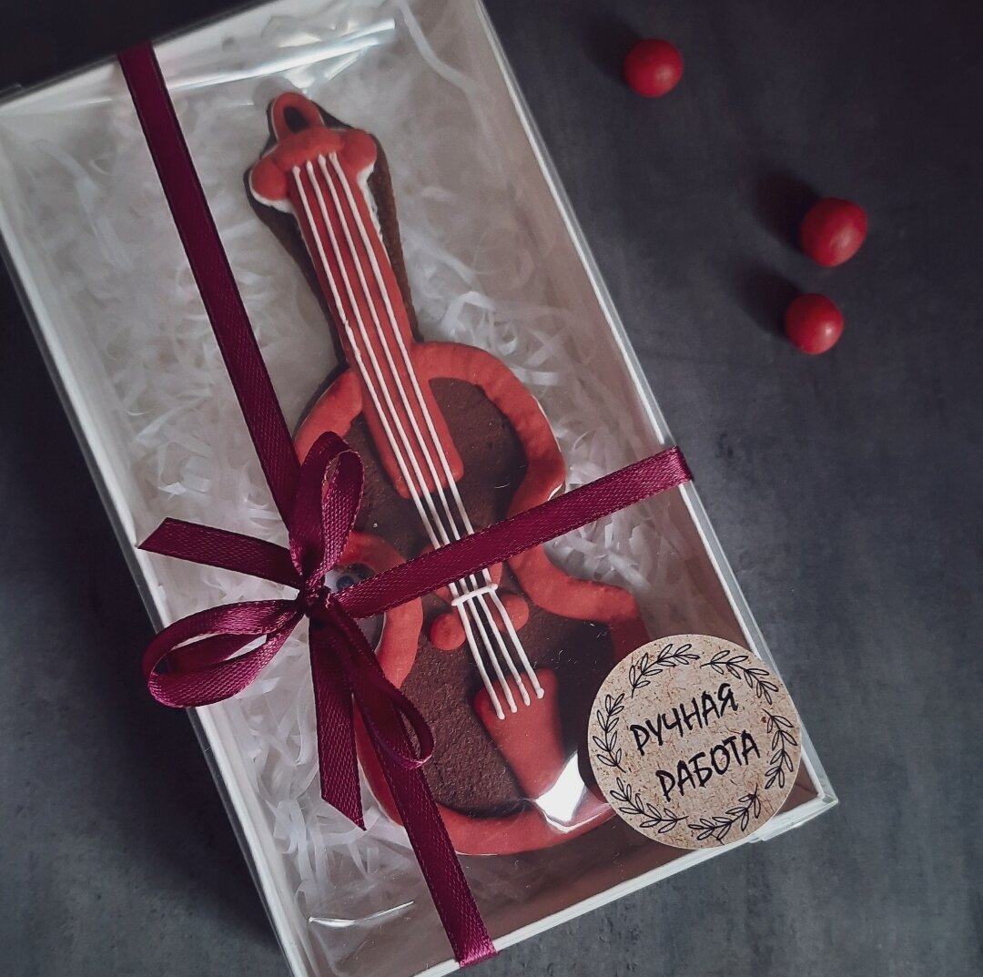 Пряник скрипка в подарок музыканту