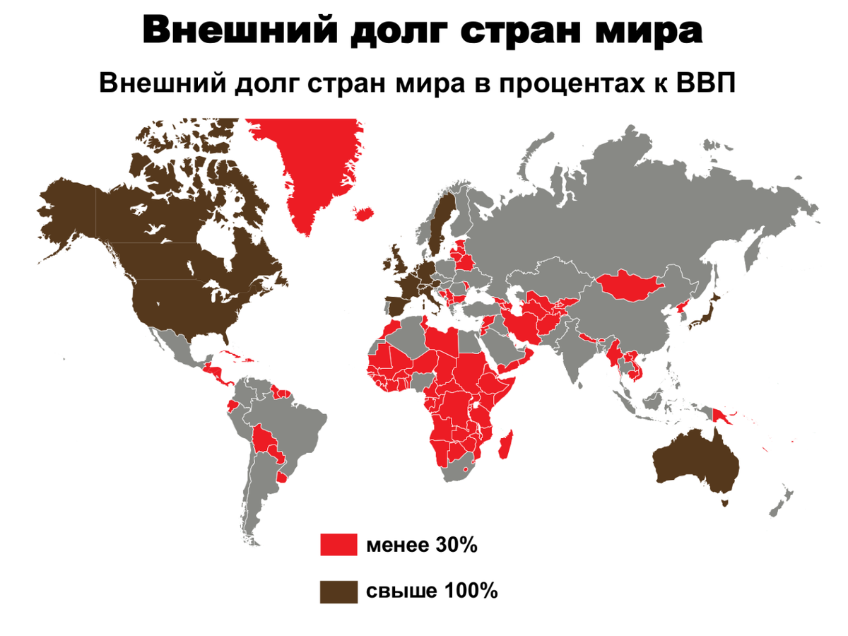 Нас тут вообще нет. Что не может не радовать. Но как-то подозрительно много должников среди тех, кто вводит санкции против нас и спонсирует оружием неонацистов... 