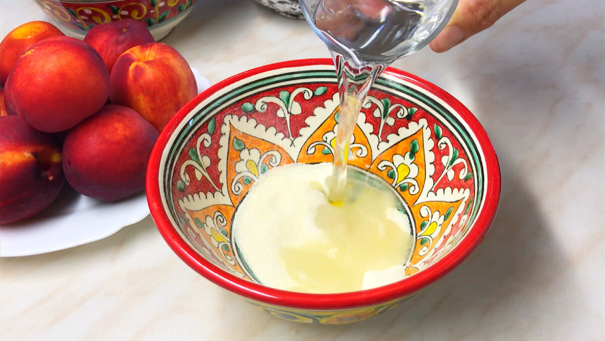 Желатин 25 грамм Вода 100 мл.