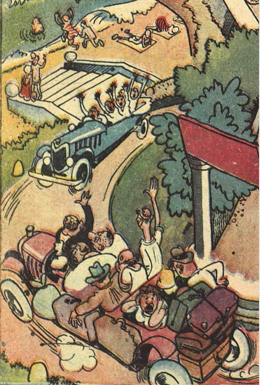 Художник К.Ротов журнал "Крокодил" №22 1930
