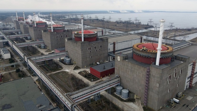     Комплекс зданий Запорожской АЭС РИА Новости