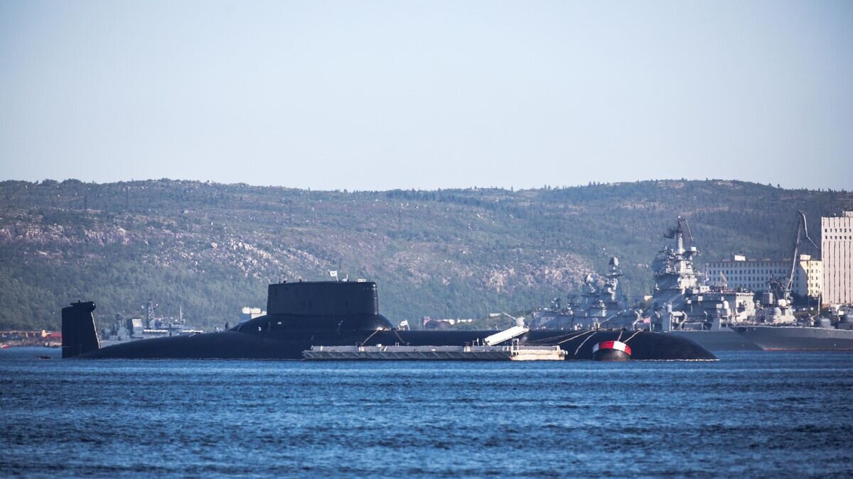    Ракетный подводный крейсер стратегического назначения "Дмитрий Донской"© РИА Новости / Павел Львов