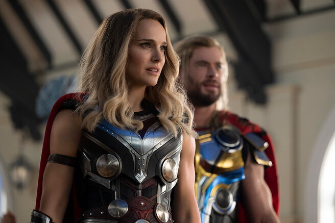 Кадр из фильма «Тор: Любовь и гром», 2022