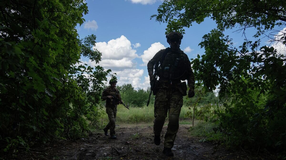    Украинские военнослужащие© AP Photo / Evgeniy Maloletka