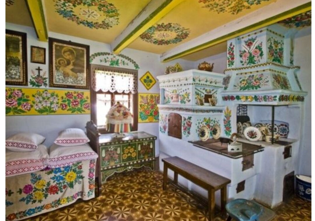 Деревенский интерьер, фото из интернета (ссылка ниже) 