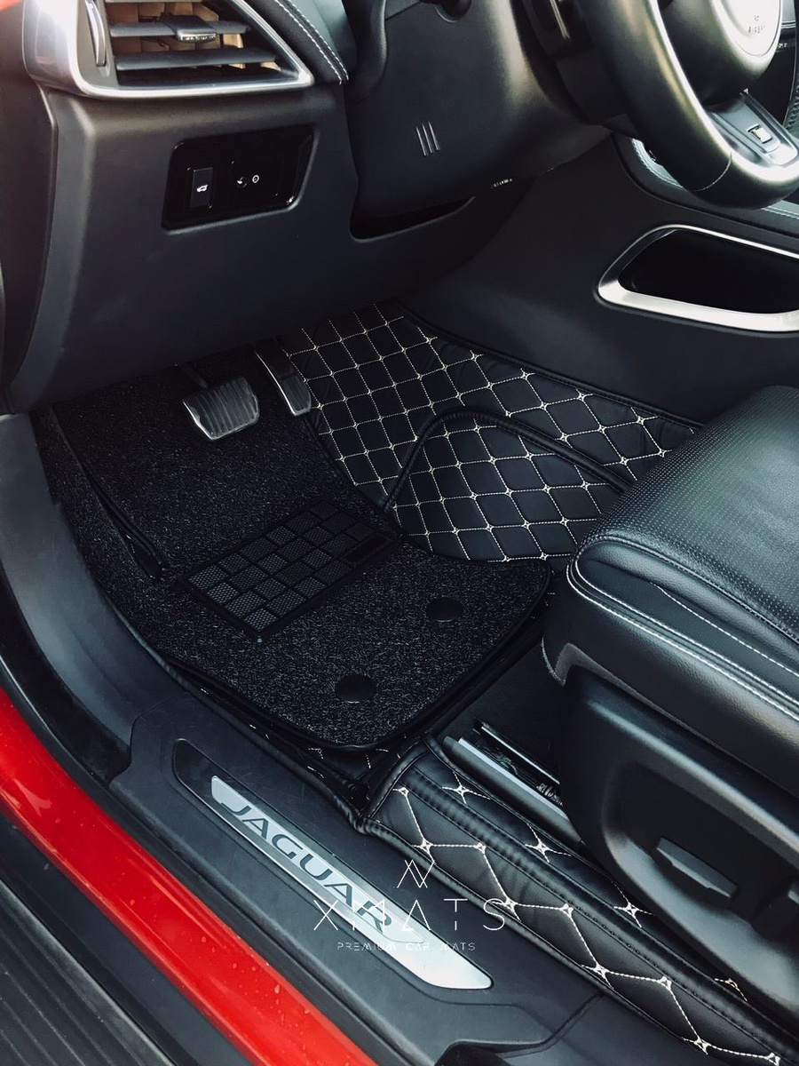 Коврики из экокожи на Jaguar F Pace X761
