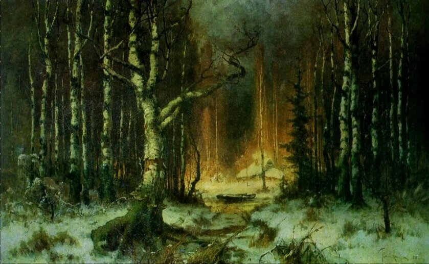 "Березовый лес" (1891)