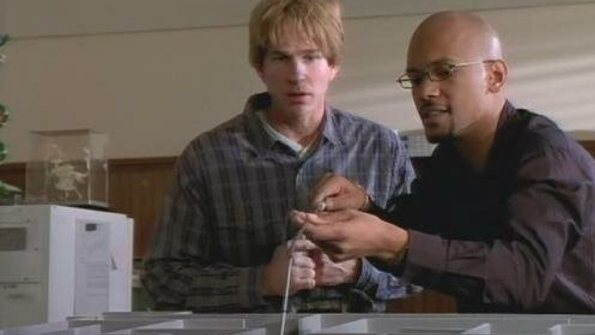 кадр из фильма "Цветы для Элджернона" 2000г