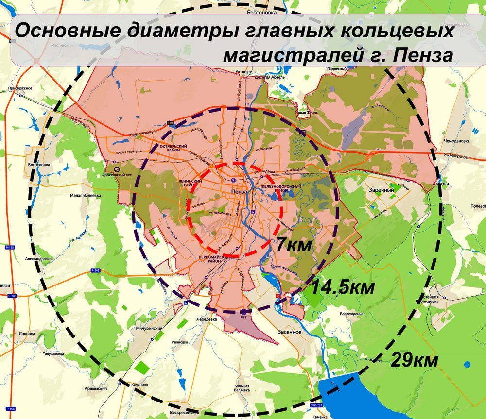 Генеральный план пензы