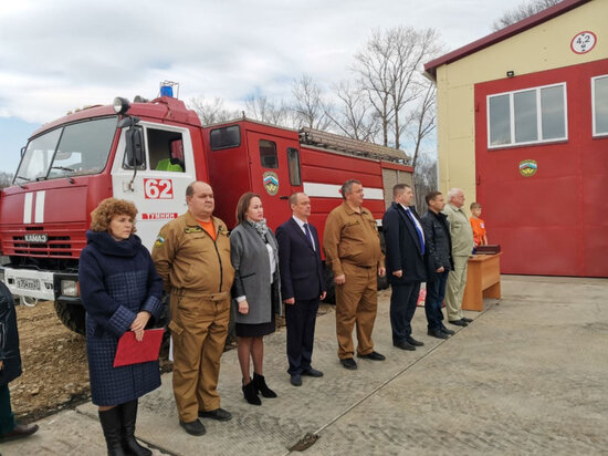     Новую пожарную часть открыли в отдаленном поселке Хабаровского края. ФОТО: правительство Хабаровского края