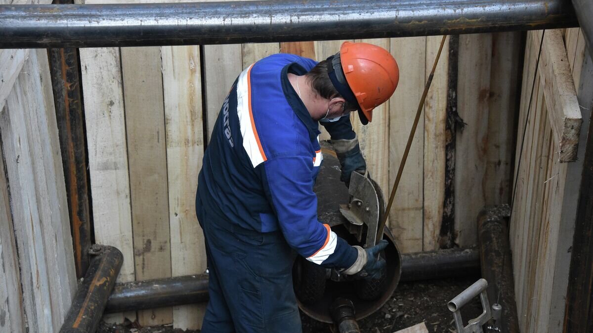    Реконструкция газопровода в Москве© Фото : "Мосгаз"