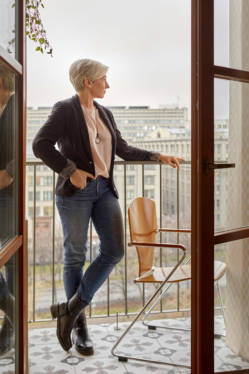 Хозяйка квартиры архитектор Анастасия Стенберг.