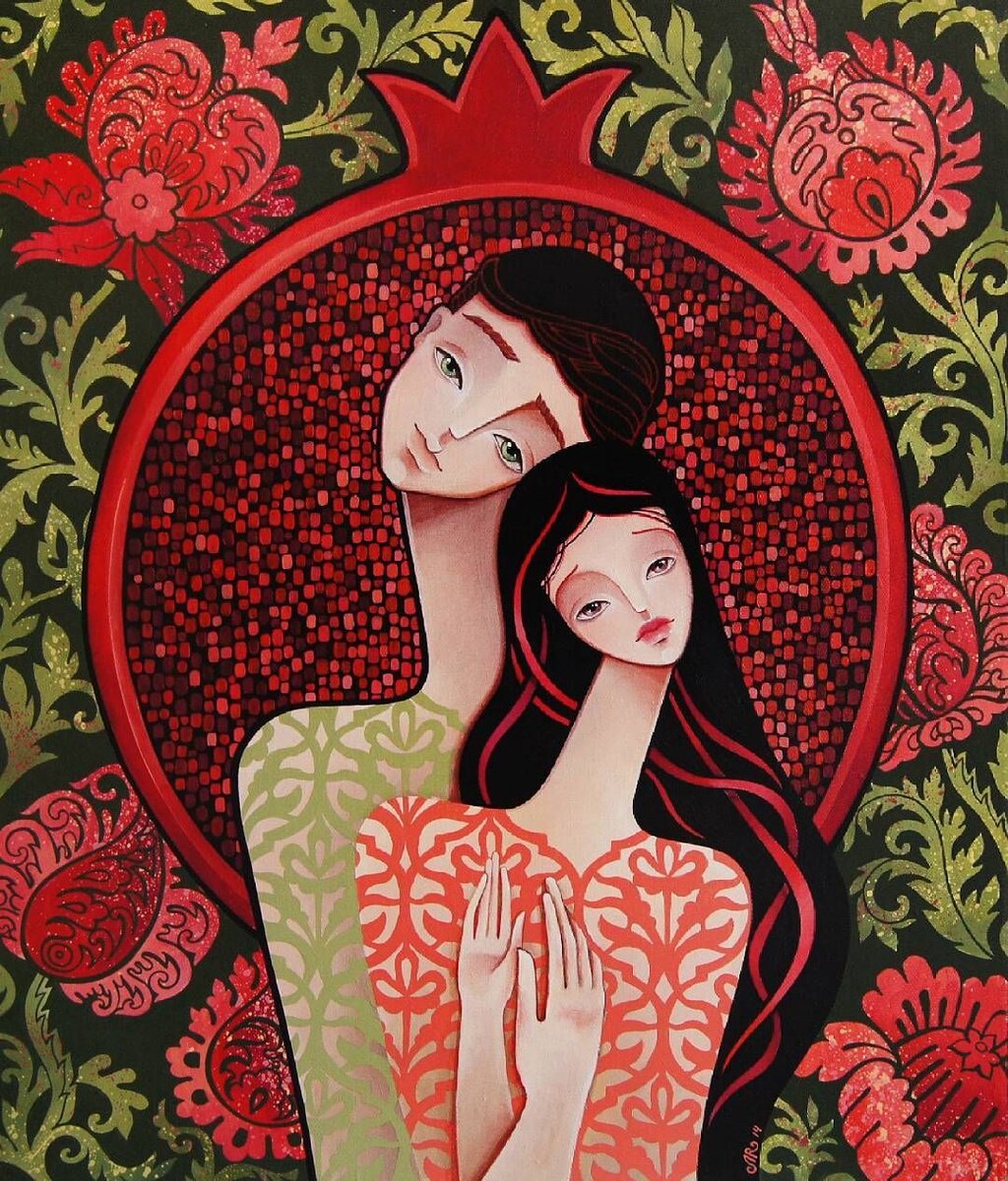 Картина, мой любимой художницы Azyza, взята из интернета