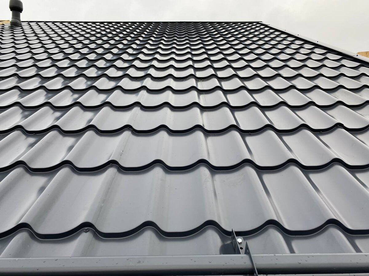 Металлочерепица, цвет Ral 7024