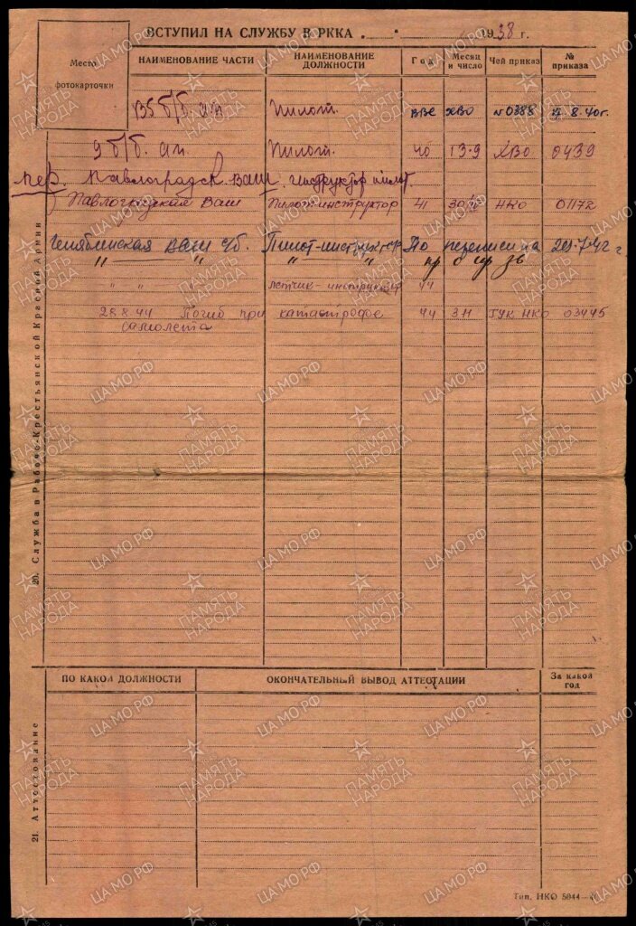 В Тверской области ищут родных летчика Стрельцова, погибшего в 1944 г. во время учебного полета