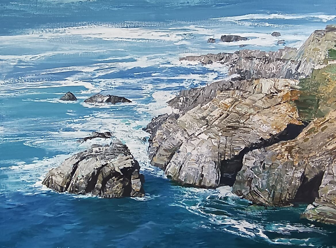 «Тихий Океан» Валерий Октябрь 90 /120, х/м, 2012 г.