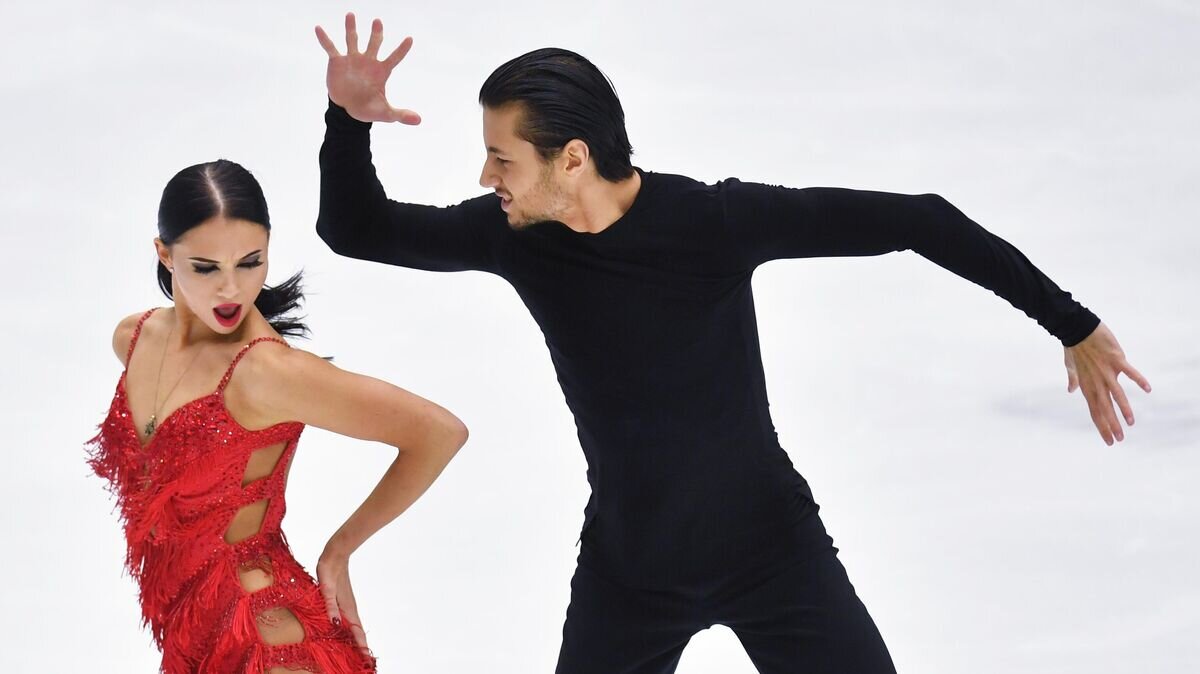    Аннабель Морозова и Девид Нарижный© РИА Новости / Максим Богодвид