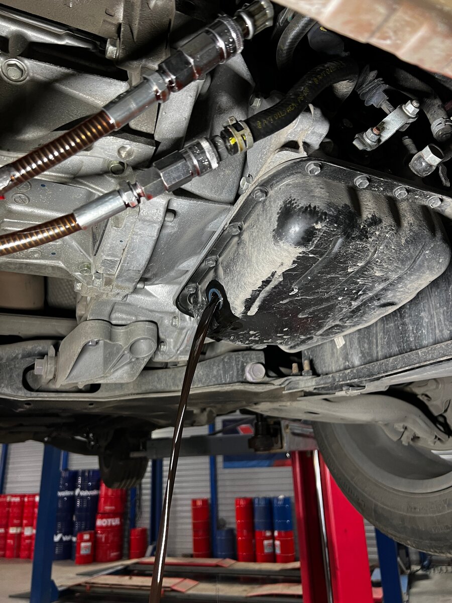 Полная аппаратная замена масла в вариаторе Toyota C-HR Aisin K114 ...