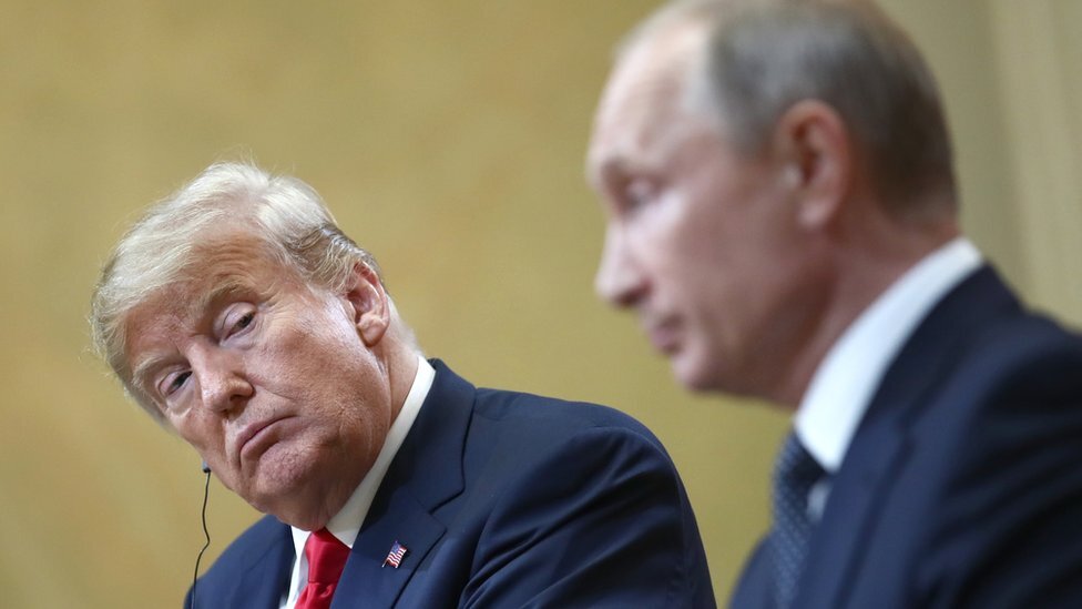 Дональд Трамп и Владимир Путин