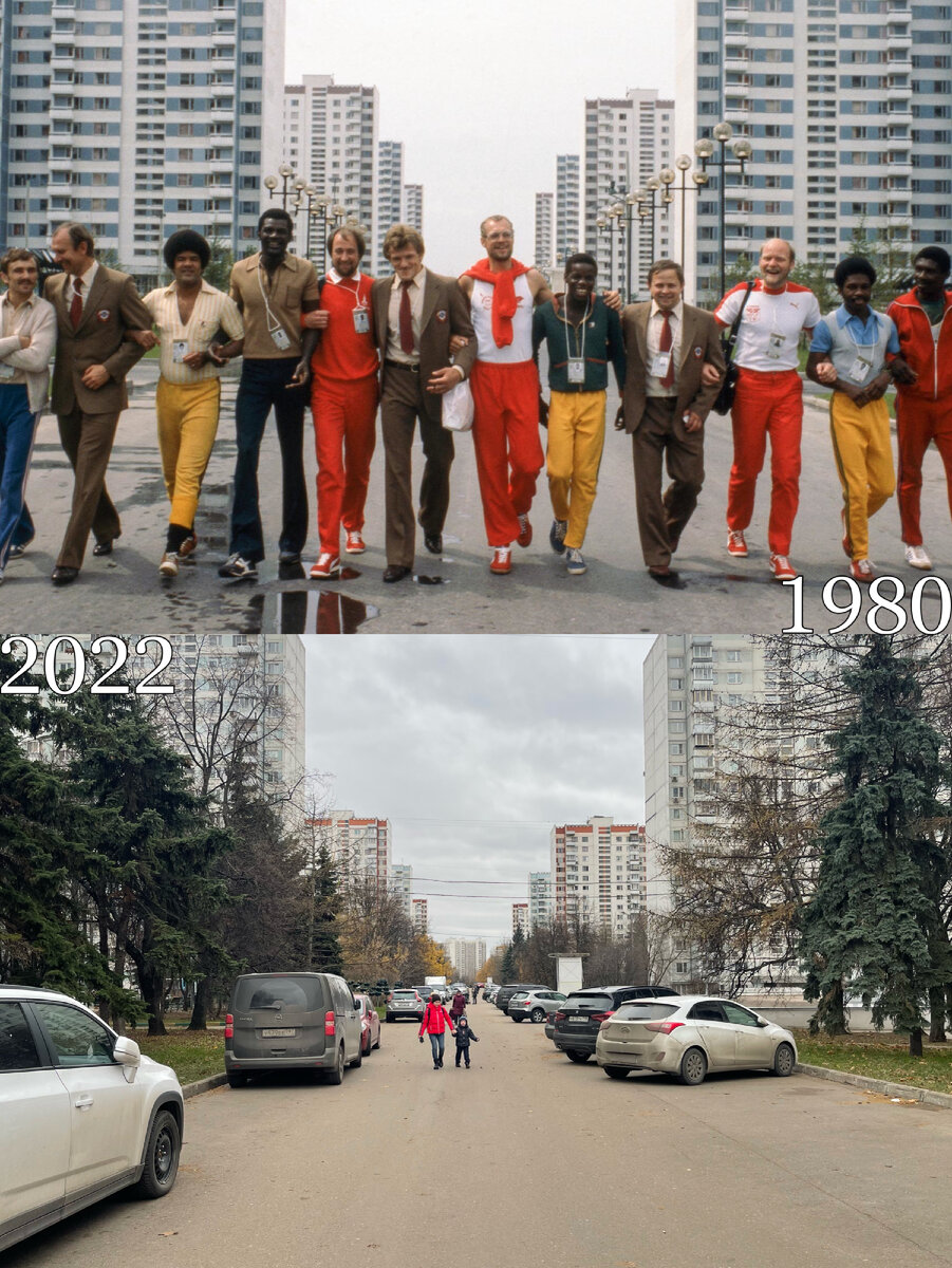 Олимпийская деревня в Москве: из 1980 года в 2022 год | Now&Then Russia |  Дзен