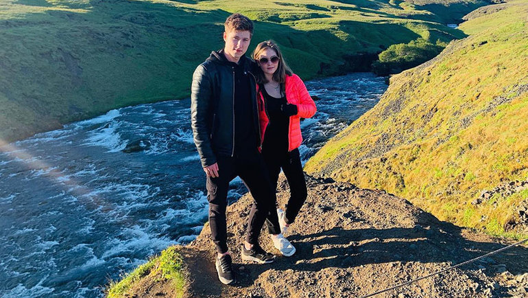    Владислав Тарасенко и Юлия Липницкая.