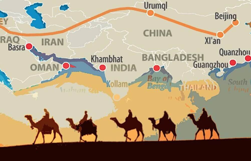    Город Чжанъе находился на Великом шелковом пути