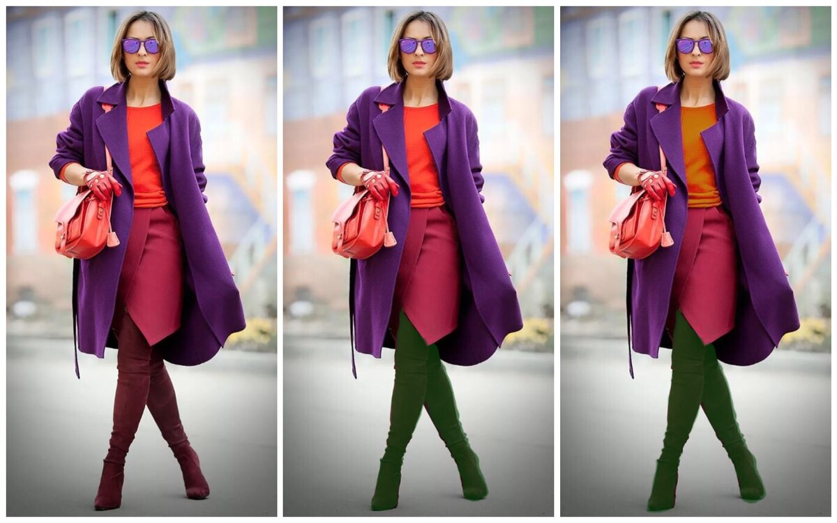 Необычные сочетания цветов в одежде Style Recipe Color blocking outfits, Colorful fashion, Colour combinations fashi