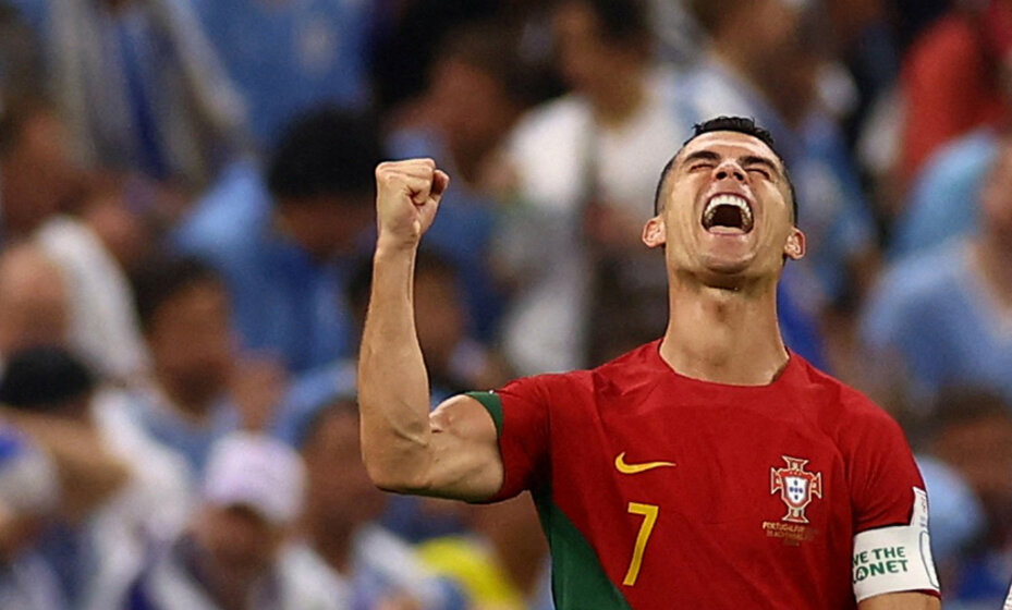    Криштиану Роналду недоволен тем, как складывается для него ЧМ в Катаре. Фото: REUTERS