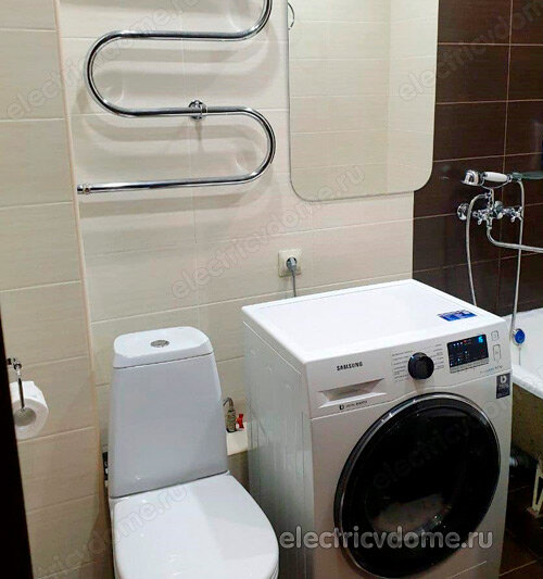 Установка розетки для стиральной машины в ванной: главные принципы и рекомендации