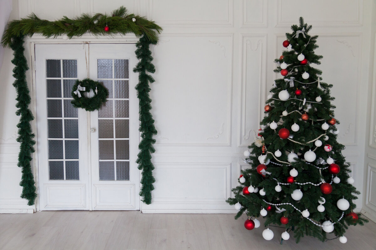    Ёлку и украшения для нее можно взять напрокат