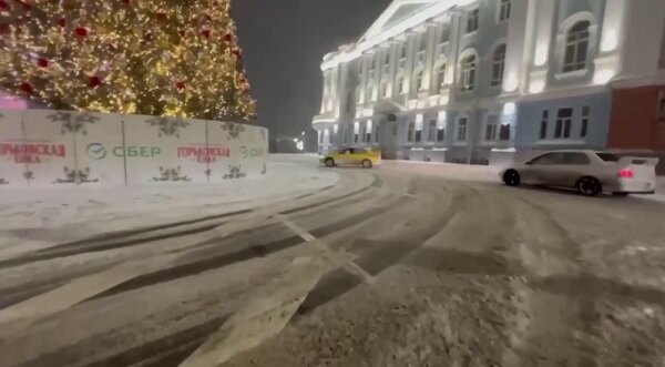    Зимний дрифт нижегородцы устроили ночью Анастасия Красушкина