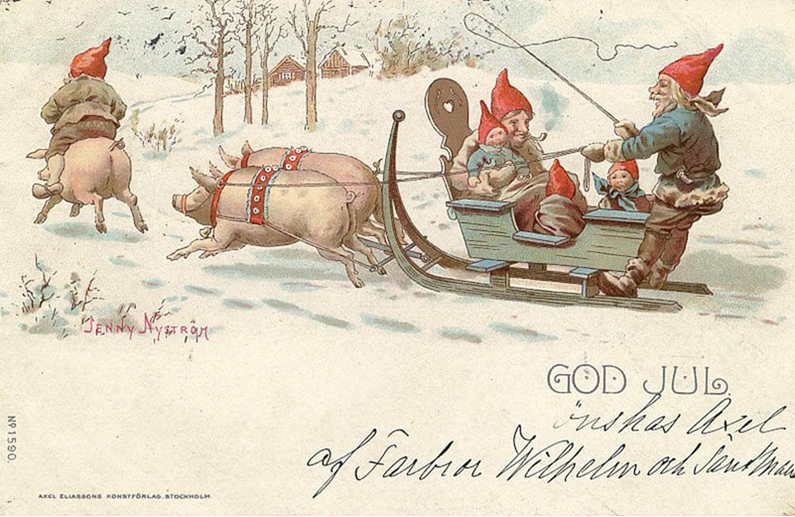 Енни Нистрём, Рождественская открытка