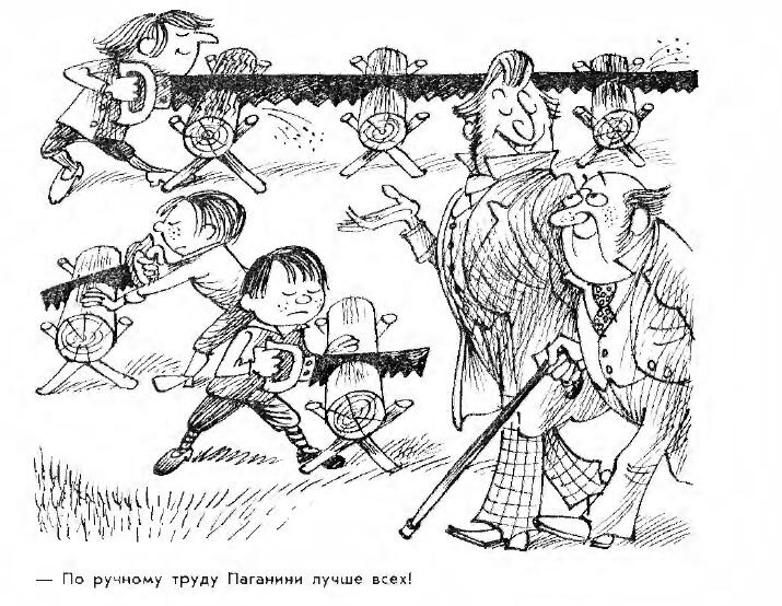 Художник Виктор Чижиков, альманах "Мастера советской карикатуры", 1975