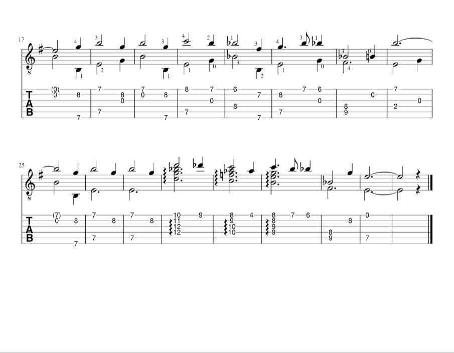 Гарри Поттер ноты и табы для гитары 