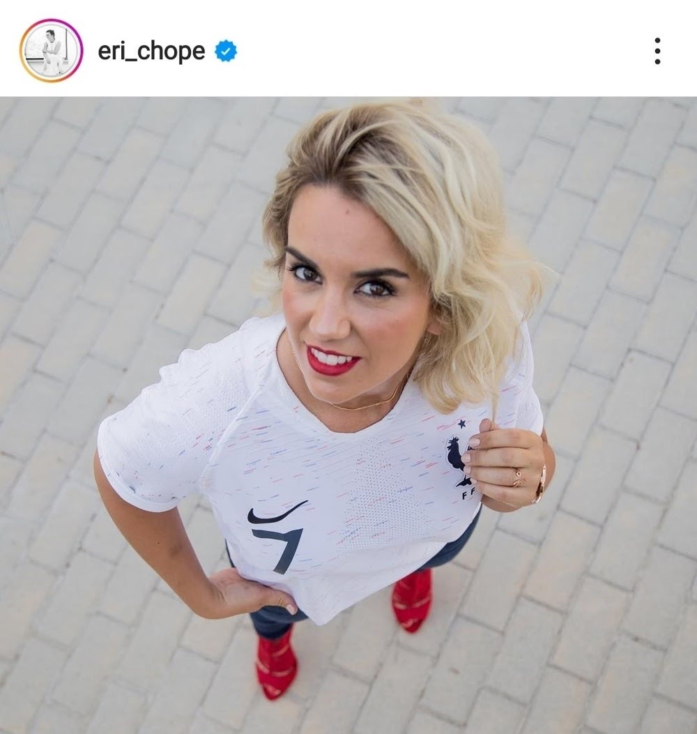 Эрика, жена Антуана Гризманна.