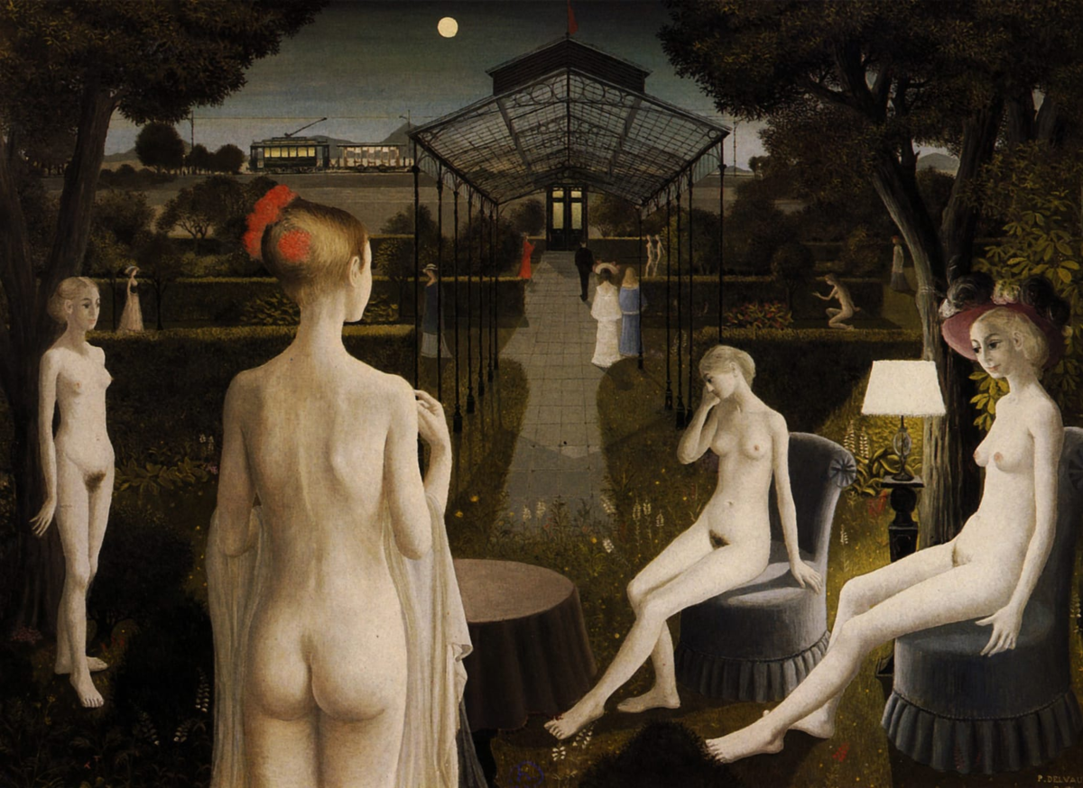 Поль Дельво «Сад Уиле-сюр-Туаль», 1971