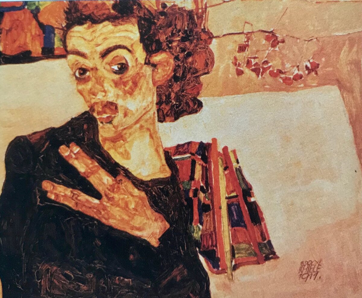 Эгон Шиле "Автопортрет"