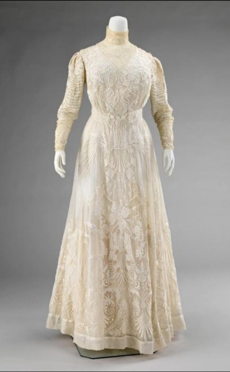 Подвенечное платье девятнадцатого века Англия
