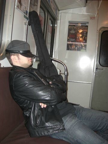 2008 г. моё возвращение в музыку, еду с репетиции