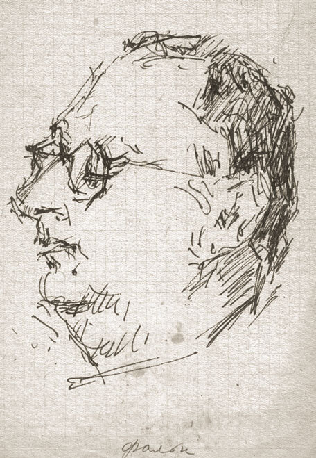  Б. Юмашев. Портрет Р. Р. Фалька. 1950 г.