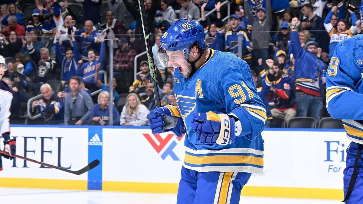    Хоккеист "Сент-Луис Блюз" Владимир Тарасенко© Фото : nhl.com/blues