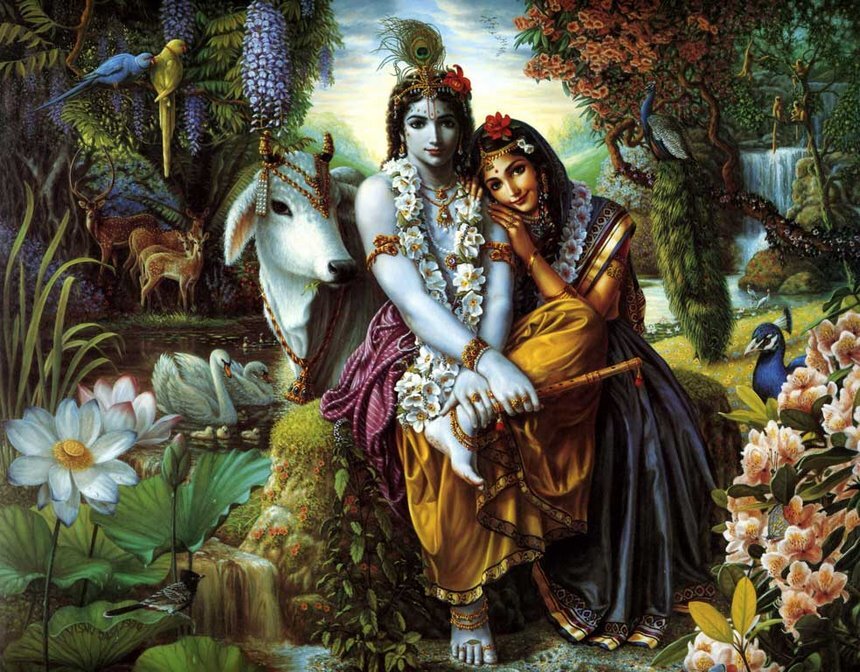 Sri Sri Radha & Krishna at Vrindavan