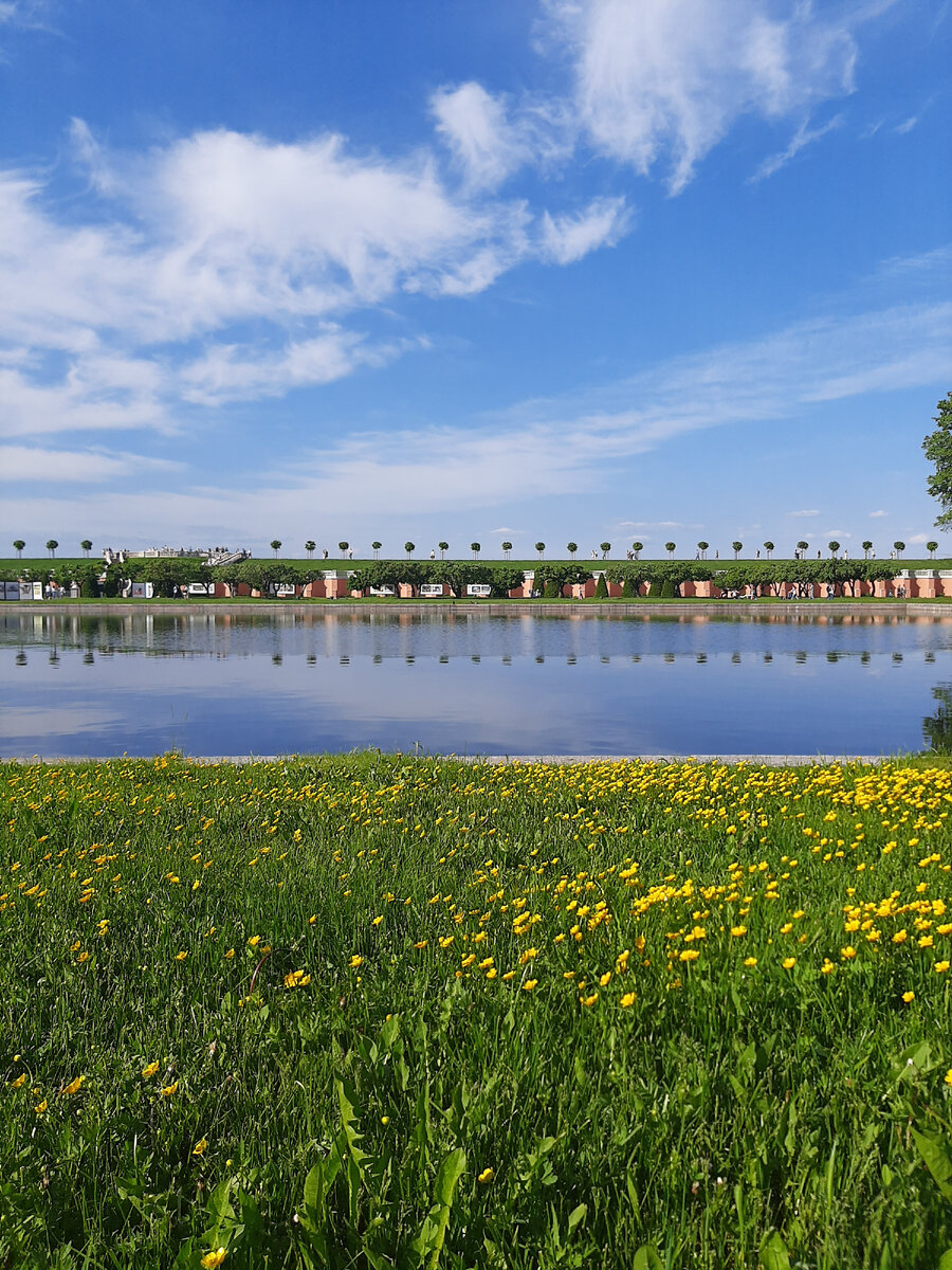 Западная часть Нижнего парка в Петергофе, Марлинский пруд