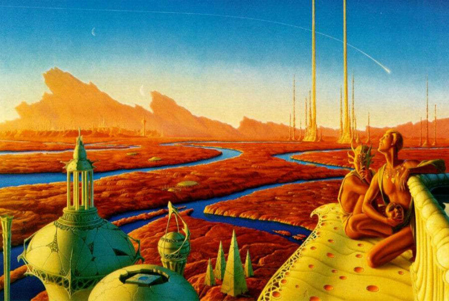 Иллюстрация. «Разумная жизнь 4-ой планеты»